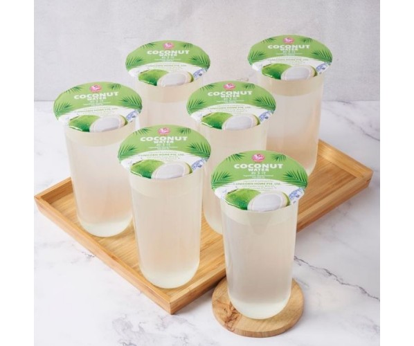Fresh Frozen Pure Thailand Coconut Water (300ml x 6 cups)